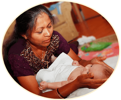 Indiai babamasszázs tanfolyam otthon